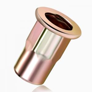 Flat Head Semi Hex Body Open End Rivet Nut