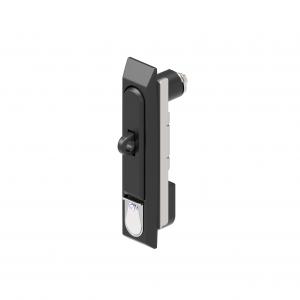 Swing handle latch 2003,zinc alloy,key locking/non-locking,profile half lock cylinder with pick-resistant cover,padlockable hasp option